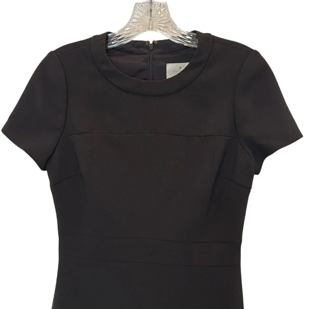 Kate Spade Black Jazz Things Up Crepe Flip Dress Size 2